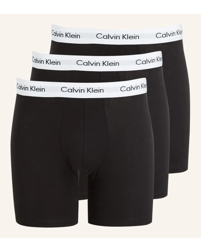 Calvin Klein 3er-Pack Boxershorts COTTON STRETCH Schwarz