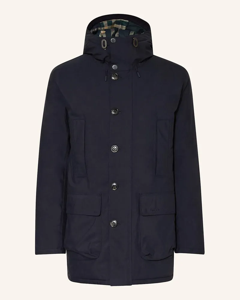 Barbour Parka Blau