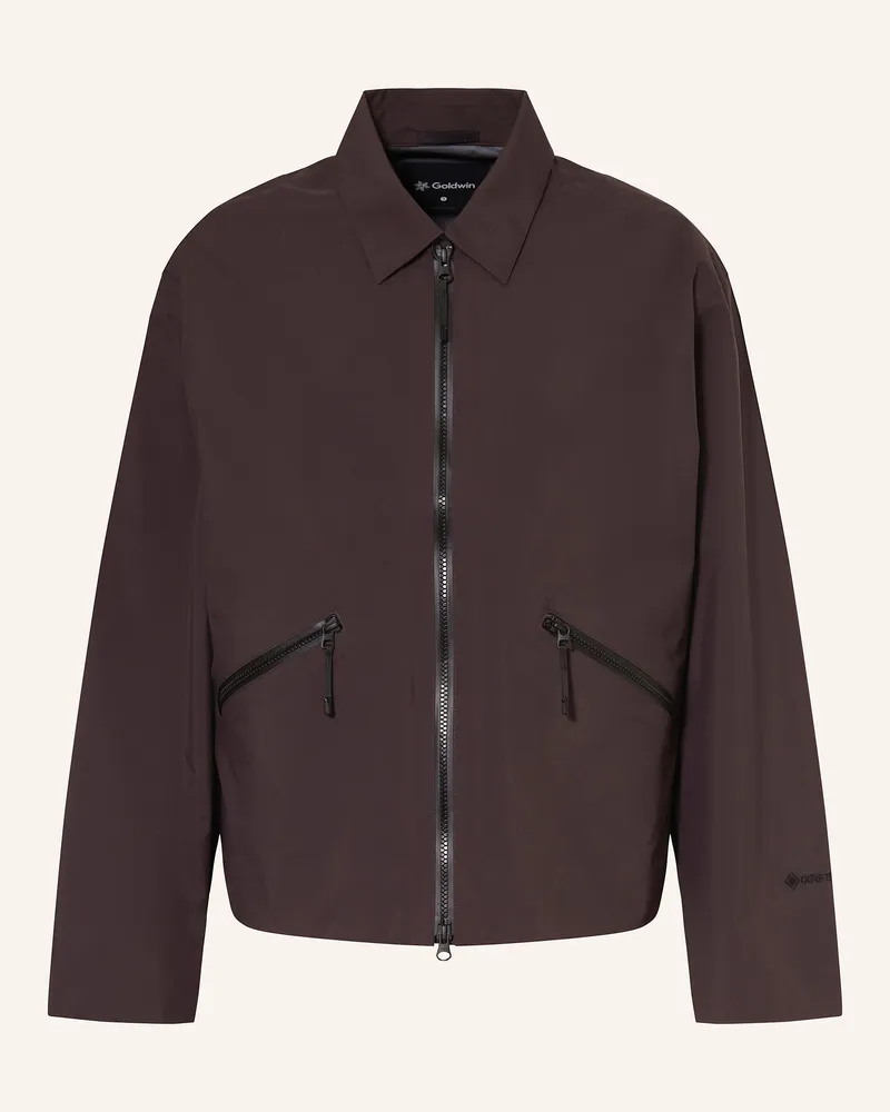Goldwin Hardshell-Jacke Dunkelbraun