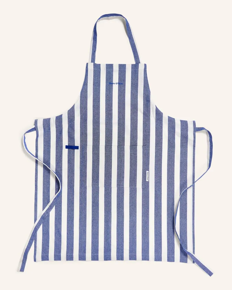 Marc O'Polo Schürze blau Dunkelblau