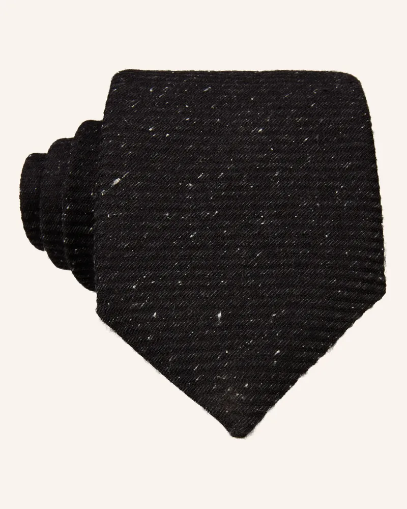 Dressler Krawatte schwarz Schwarz