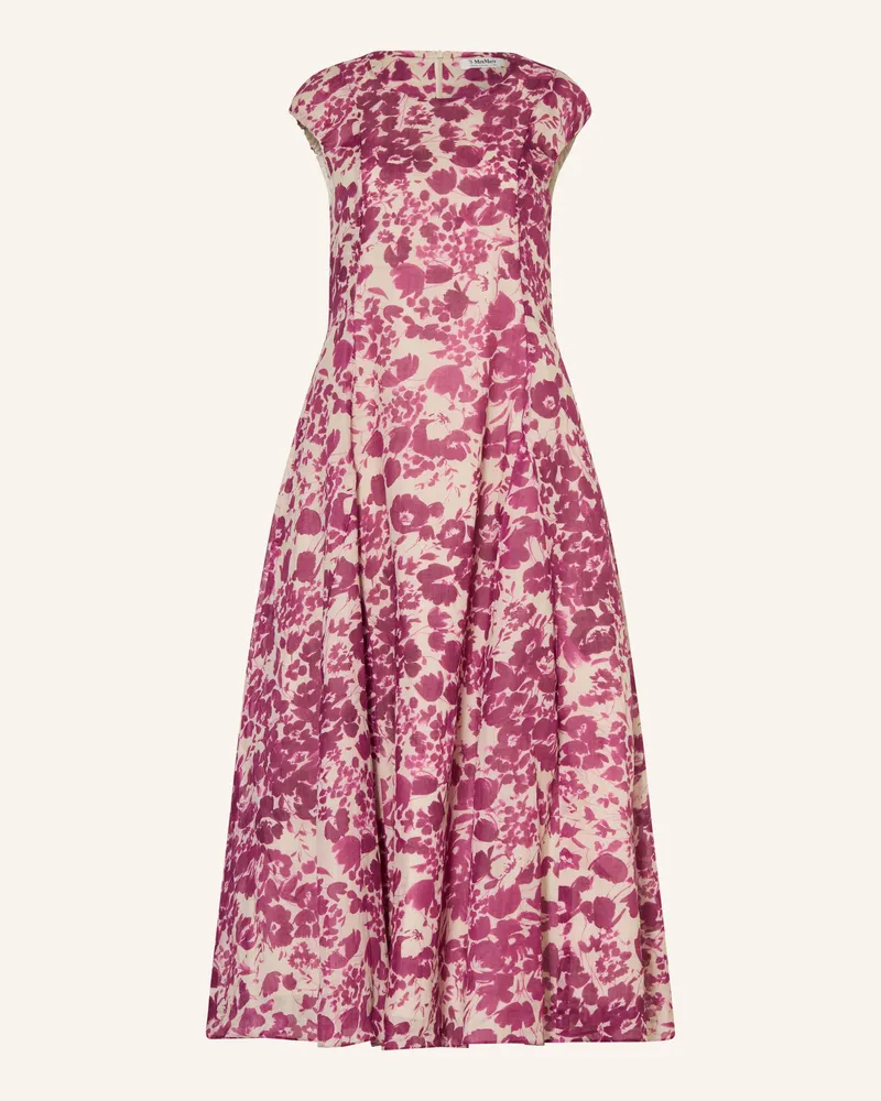 Max Mara Kleid Peonie rot Creme