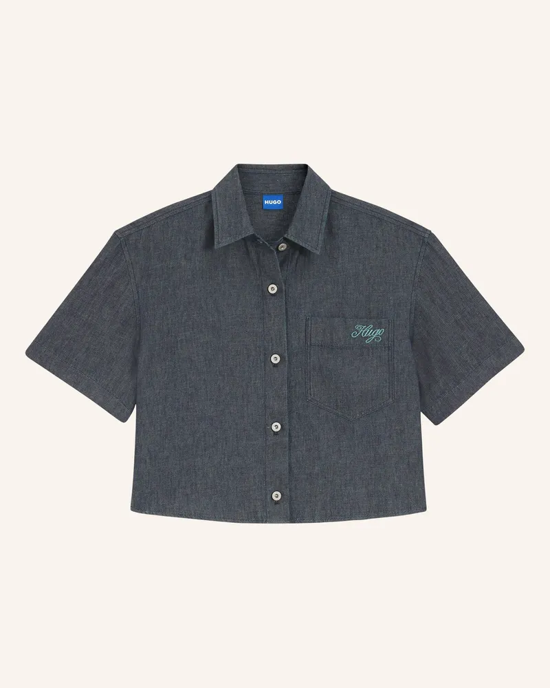 HUGO BOSS Jeansbluse ERYNN Dunkelblau