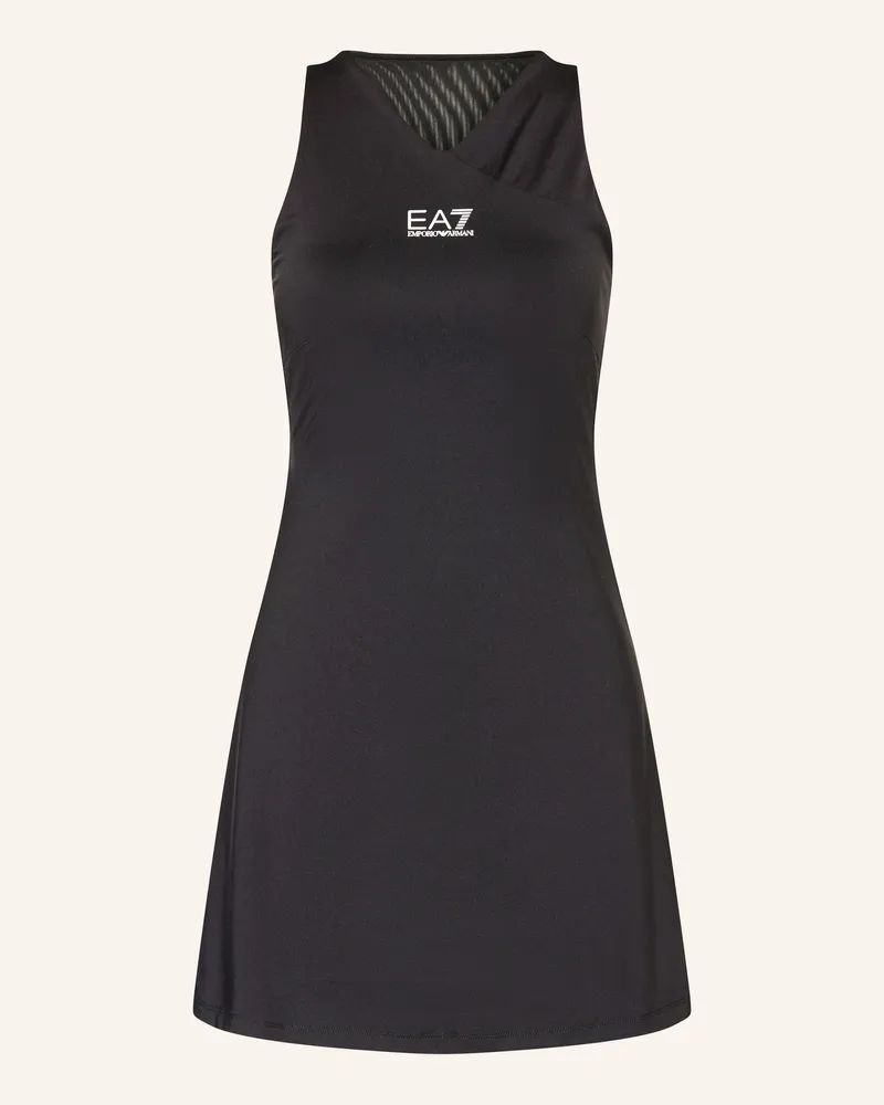 EA7 Tenniskleid Tennis Pro schwarz Schwarz