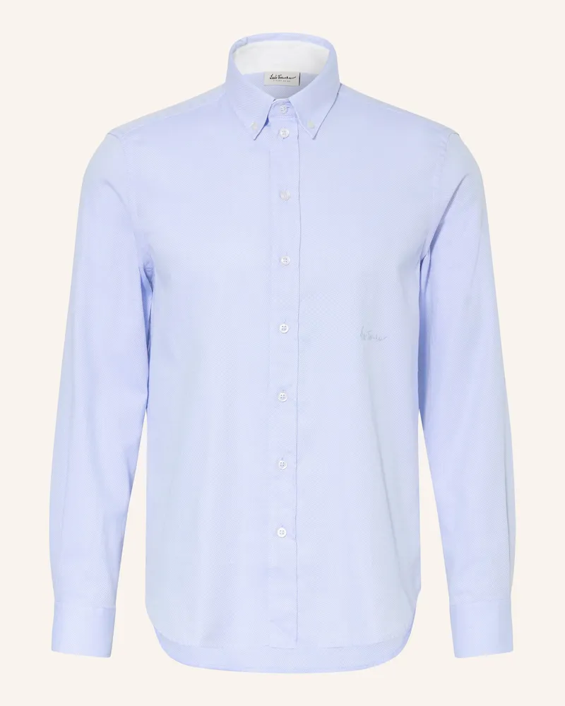 Luis Trenker Hemd Lubenzio Regular Fit blau Hellblau