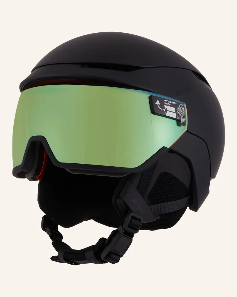 Atomic Skihelm Revent Gt Amid Visor Hd Photo schwarz Schwarz