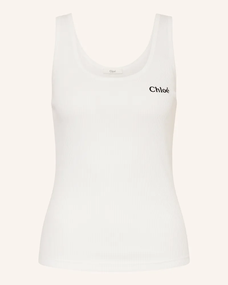 Chloé Top weiss Weiss
