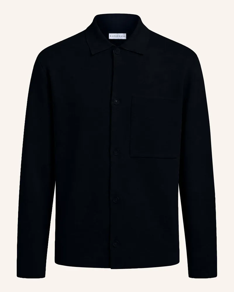 KIEFERMANN Kiefermann Kompakte Strickjacke Aus Merinowolle Clemenso blau Blau