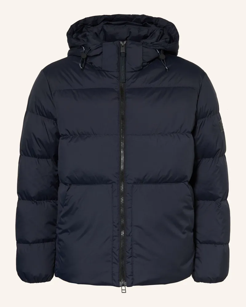 Marc O'Polo Daunenjacke Mit Abnehmbarer Kapuze blau Dunkelblau