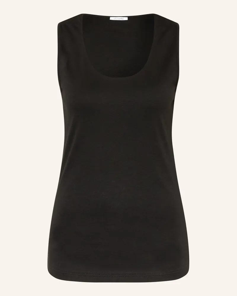 Efixelle Jerseytop schwarz Schwarz