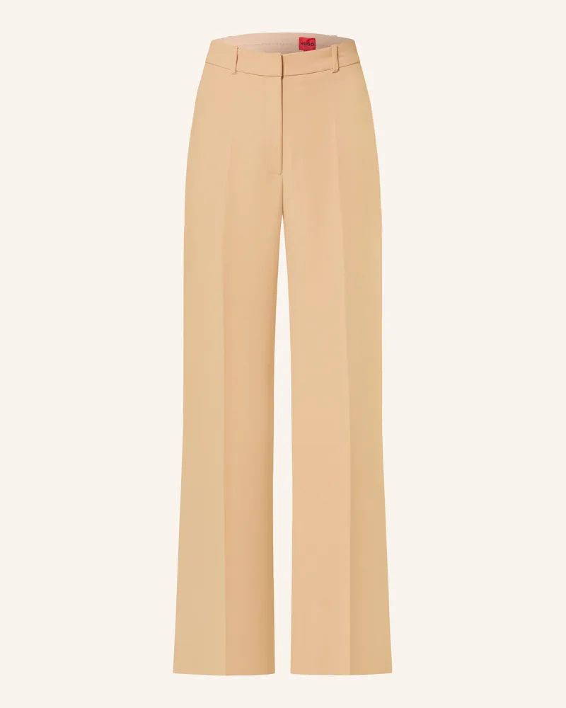 HUGO BOSS Marlenehose HASMINA Hellbraun