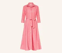 Hemdblusenkleid mit 3/4-Arm