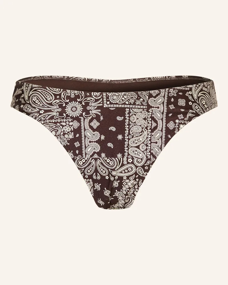 Mrs & HUGS Brazilian-Bikini-Hose Dunkelbraun
