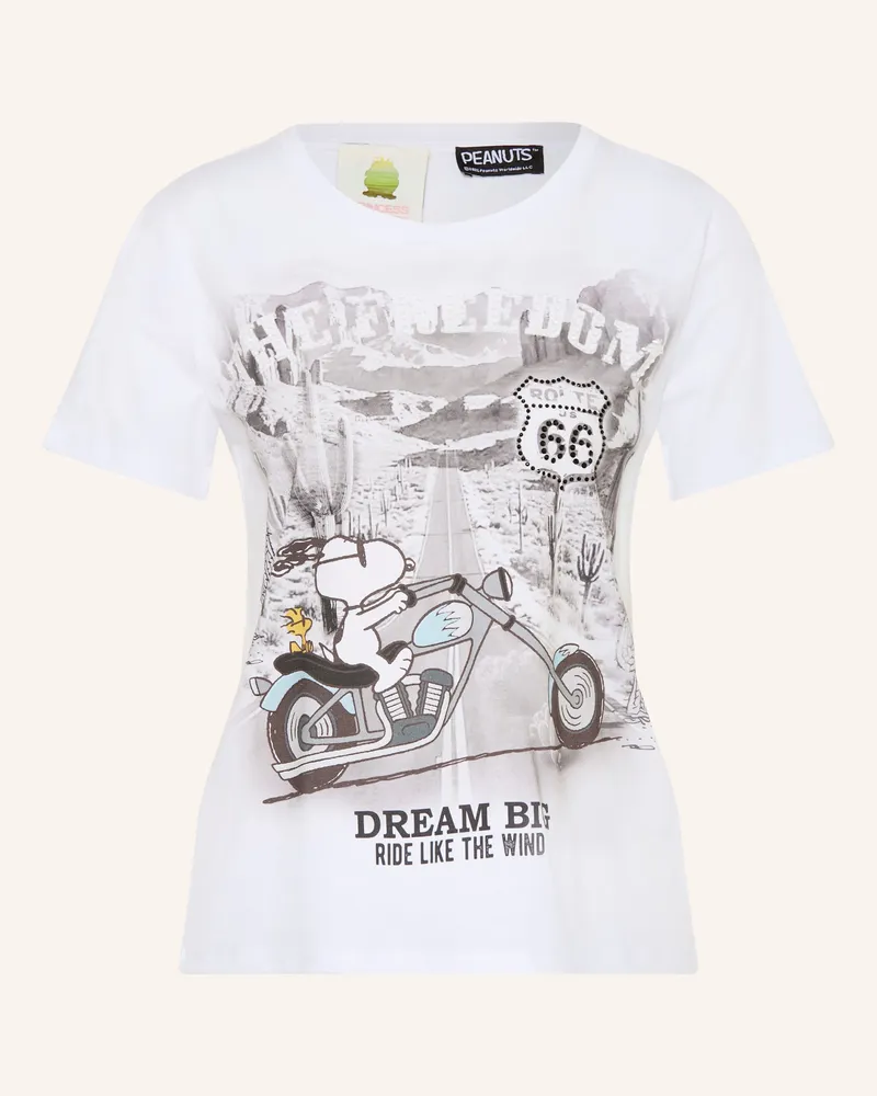 Princess goes Hollywood T-Shirt Mit Schmucksteinen weiss Weiss