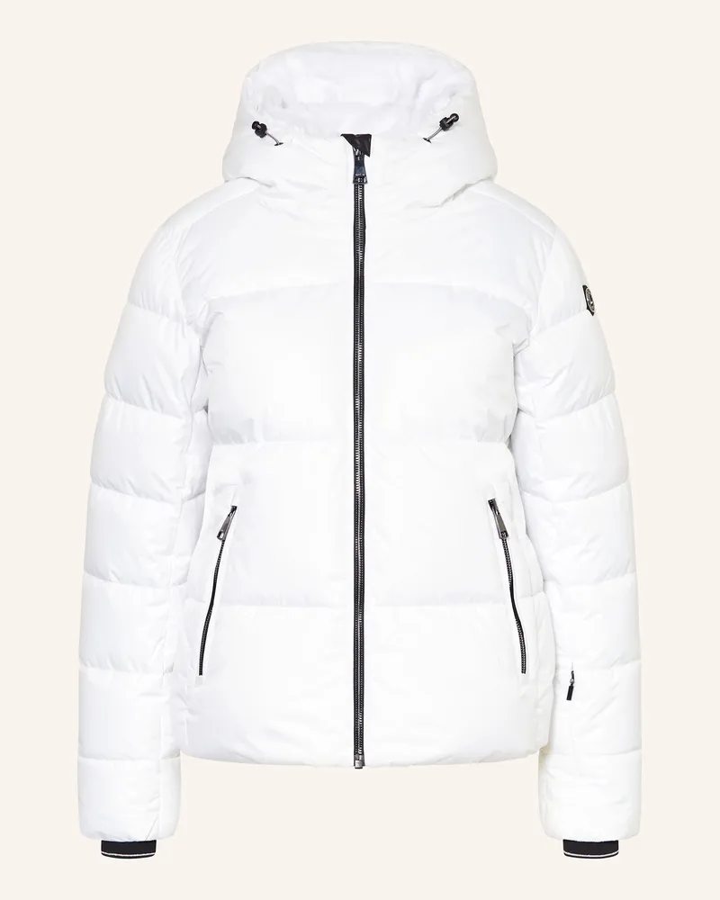 Luhta Skijacke Suomutunturi Mit Abnehmbarem Kunstfell weiss Weiss