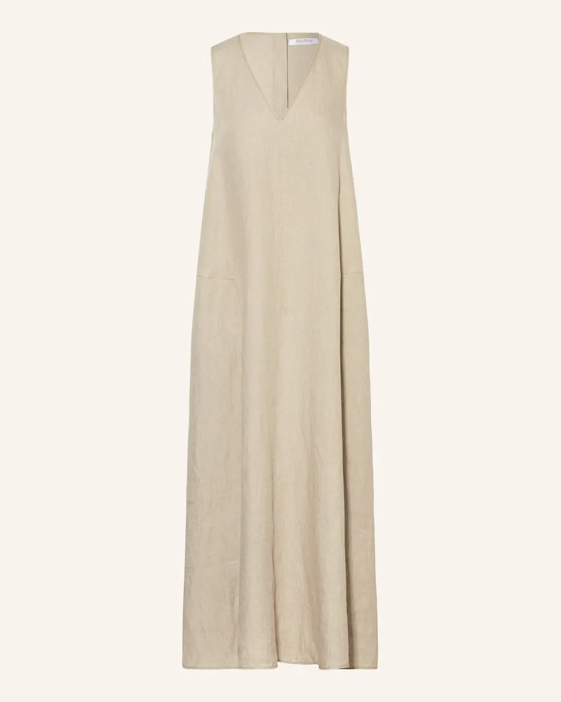 Max Mara Leinenkleid SIMEONE Taupe