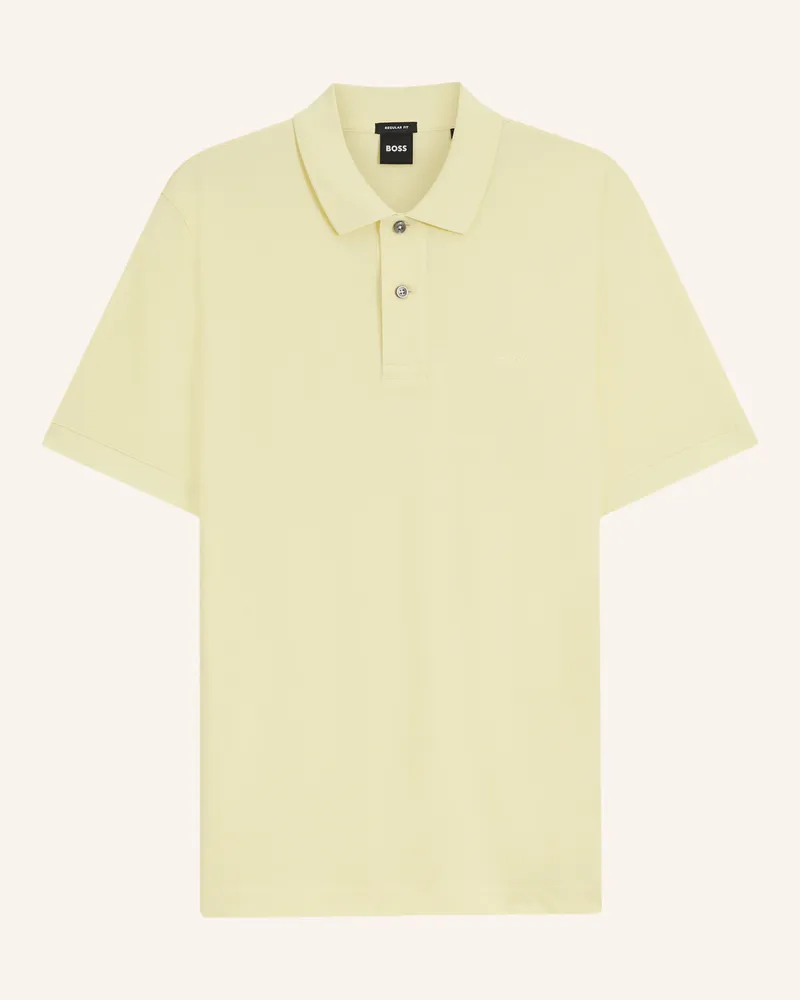 HUGO BOSS Poloshirt Pallas Regular Fit gelb Hellgelb
