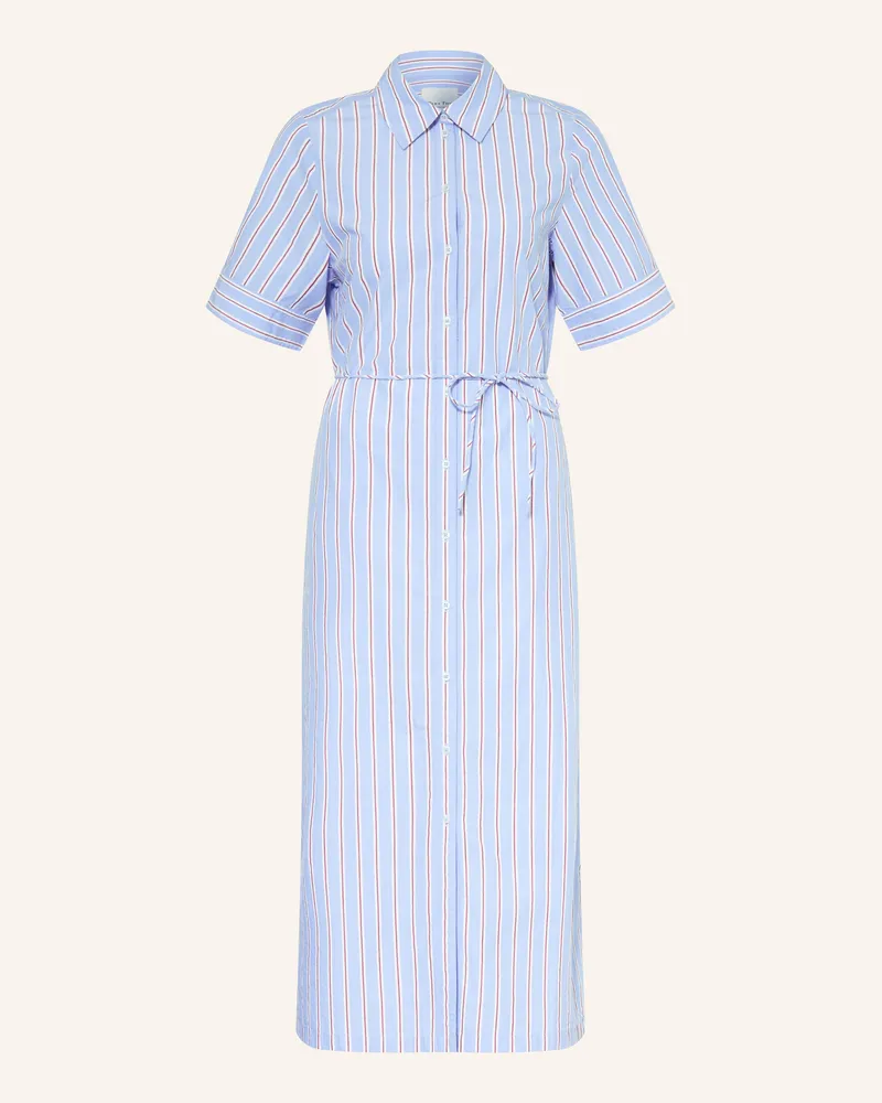Part Two Hemdblusenkleid blau Hellblau