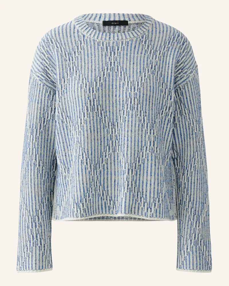 Oui  Pullover Blau