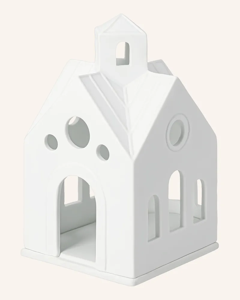 räder Dekofigur Lichthaus Bergkapelle weiss Weiss