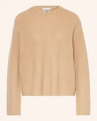 Mrs & HUGS Cashmere-Pullover Braun