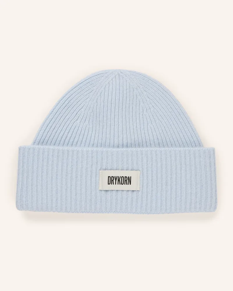 Drykorn Cashmere-Mütze Moah blau Hellblau