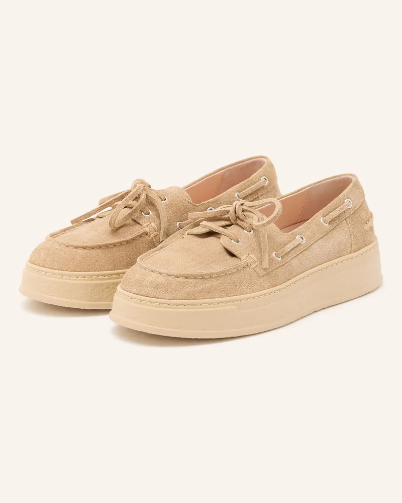 Attilio Giusti Leombruni Bootsschuhe Giuly beige Beige