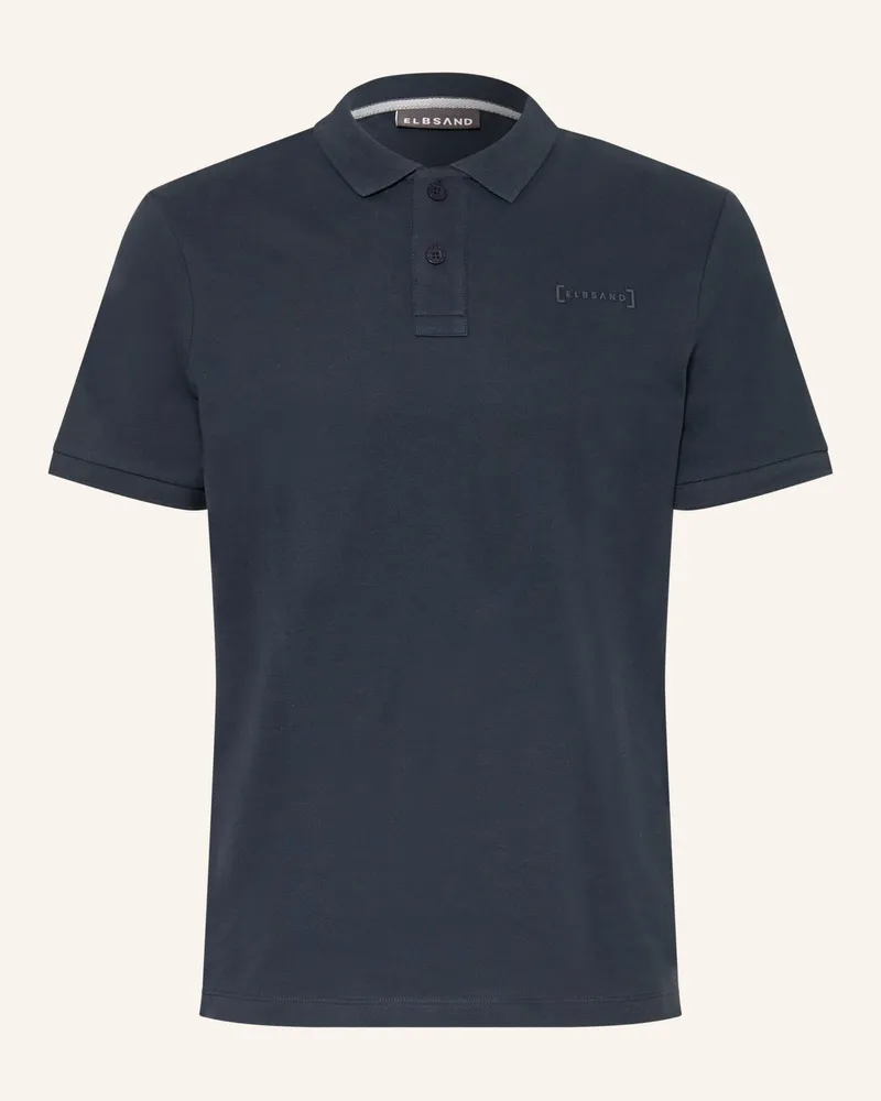 ELBSAND Piqué-Poloshirt Lias Regular Fit blau Dunkelblau