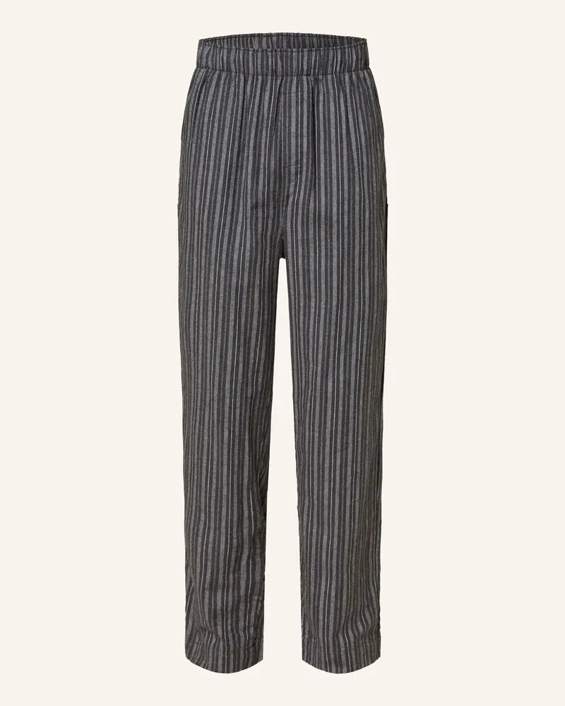 Calvin Klein Schlafhose FLANNEL SLEEP aus Flanell Dunkelgrau