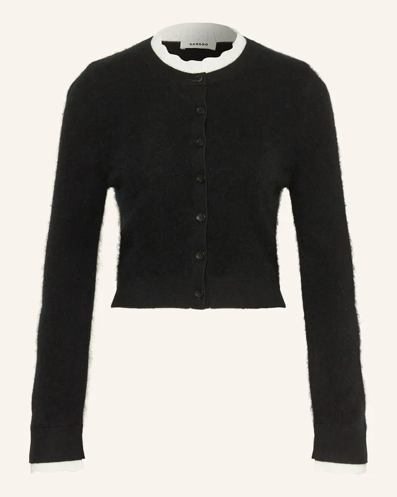 Sandro Strickjacke Schwarz