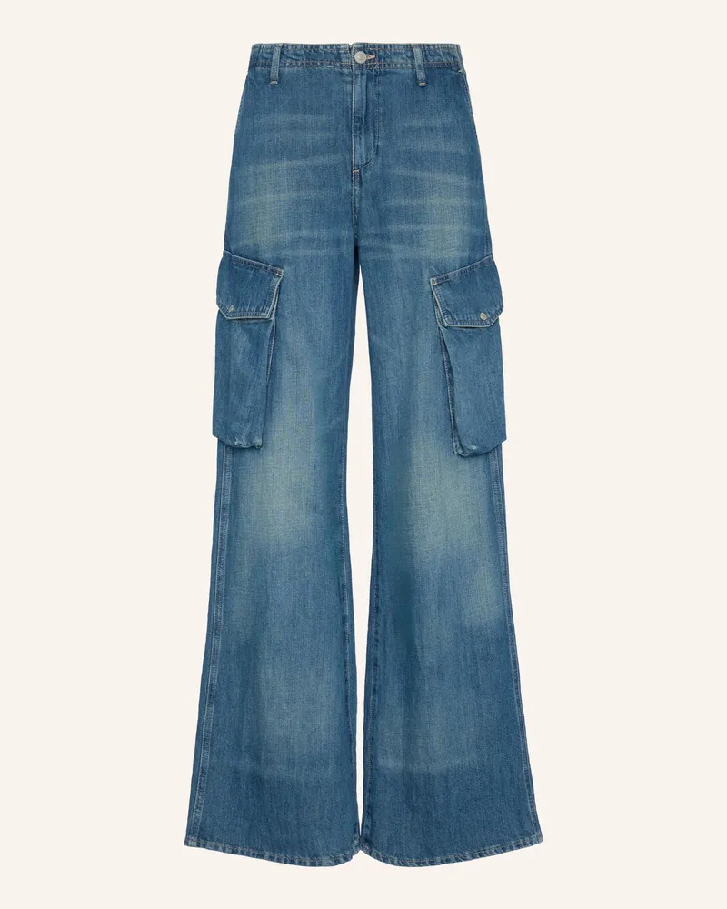 7 for all mankind Jeans Cargo Lotta Wide Leg Fit blau Blau