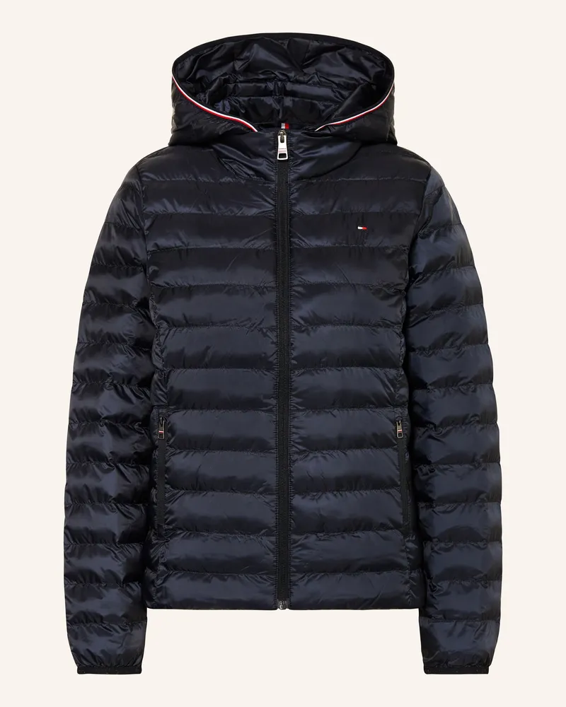 Tommy Hilfiger Steppjacke mit abnehmbarer Kapuze Dunkelblau