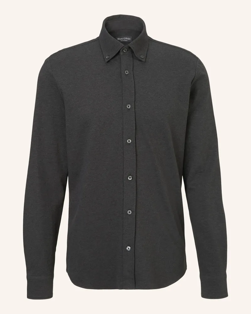 Marc O'Polo Jerseyhemd Schwarz