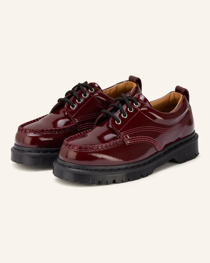 Dr.Martens Lackschnürer LOWELL Dunkelrot