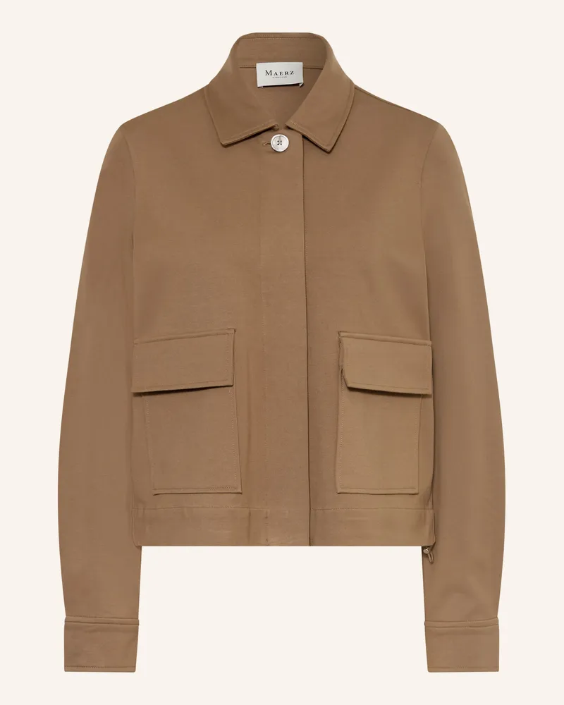 Maerz Kastenjacke Aus Jersey braun Braun