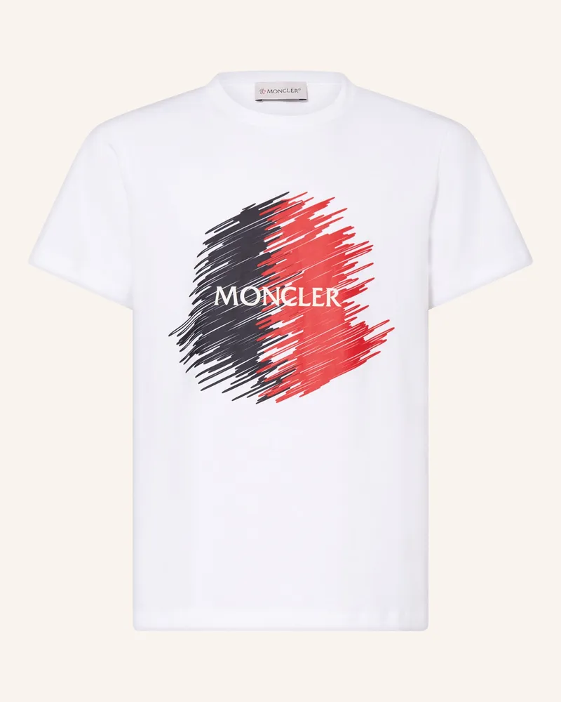 Moncler T-Shirt weiss Weiss
