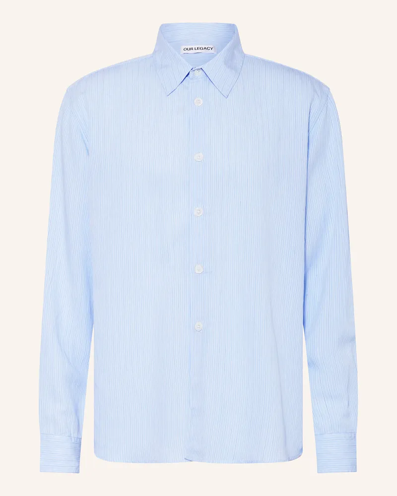 Our Legacy Hemd BEYOND Comfort Fit Hellblau