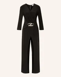 Joseph Ribkoff Jumpsuit in Wickeloptik mit 3/4-Arm Schwarz