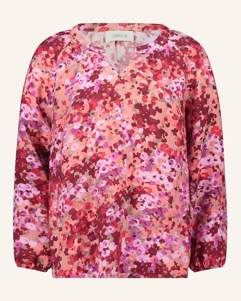 Cartoon Blusenshirt lila Rot