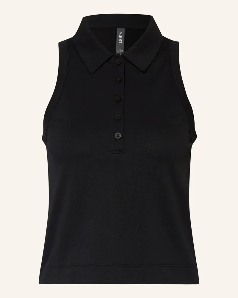 vuori Funktions-Poloshirt schwarz Schwarz