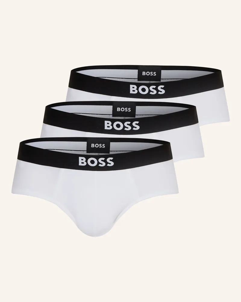 HUGO BOSS 3er-Pack Slips ONE Weiss