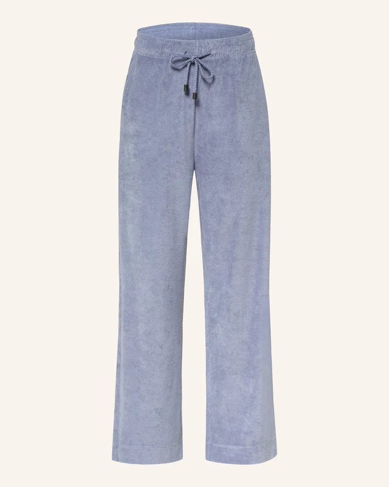 Juvia Sweatpants ELUANA aus Frottee Blau