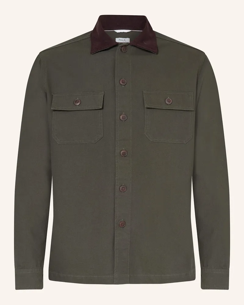 paul Overshirt gruen Oliv