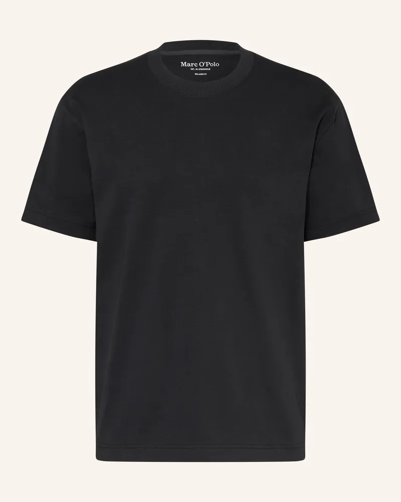 Marc O'Polo T-Shirt schwarz Schwarz