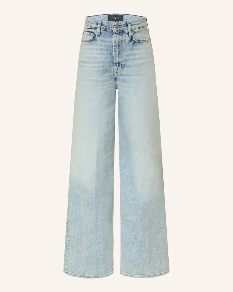 7 for all mankind Wide Leg Jeans Ultra High Rise Jo blau Mt2