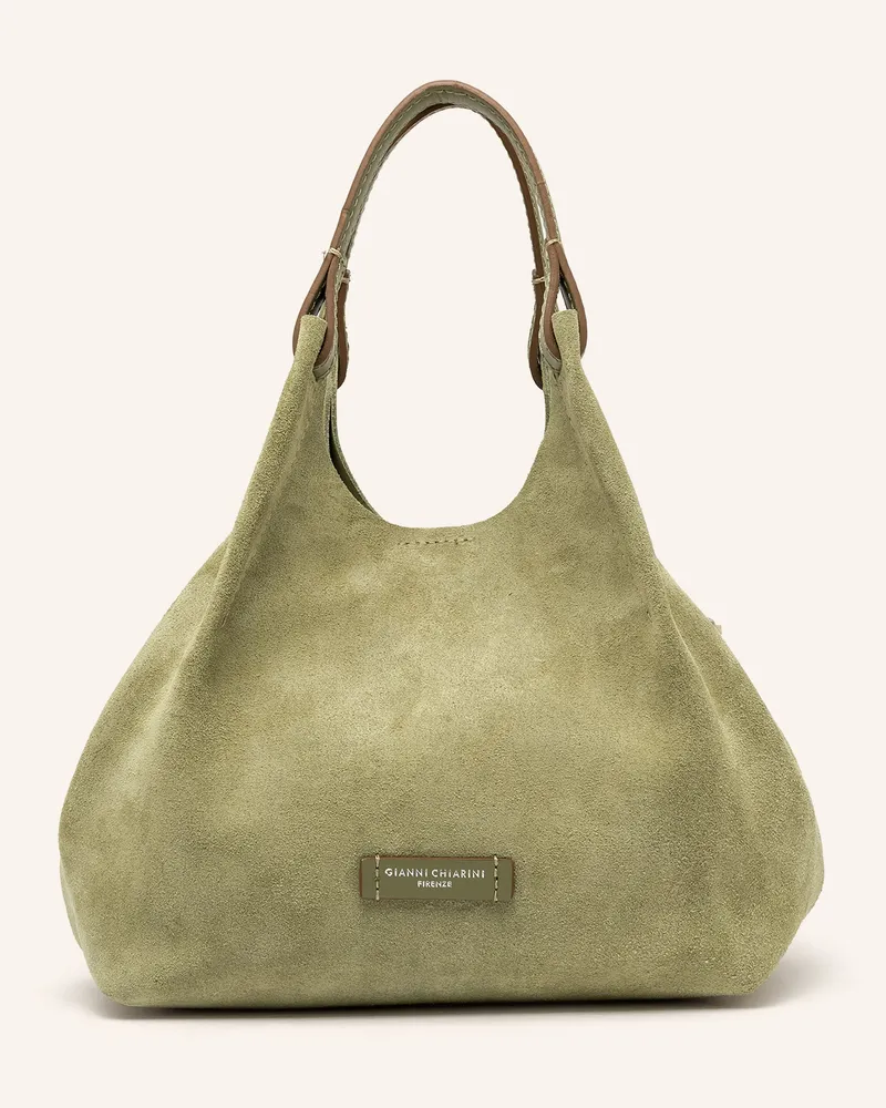 Gianni Chiarini Beuteltasche Dua Medium Mit Pouch gruen Camel