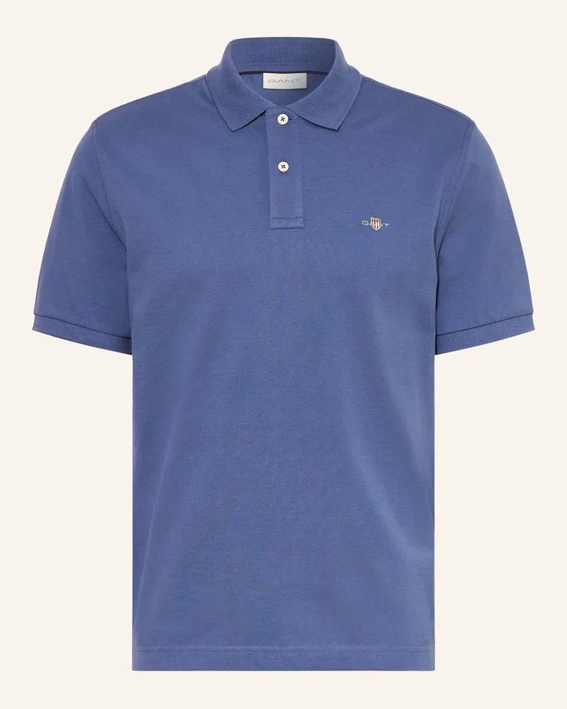 Gant Piqué-Poloshirt blau Blau