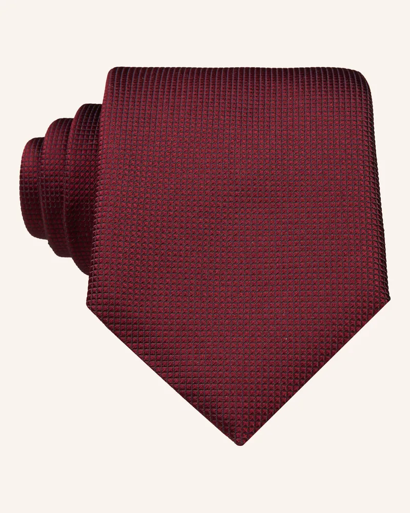 HUGO BOSS Krawatte Dunkelrot