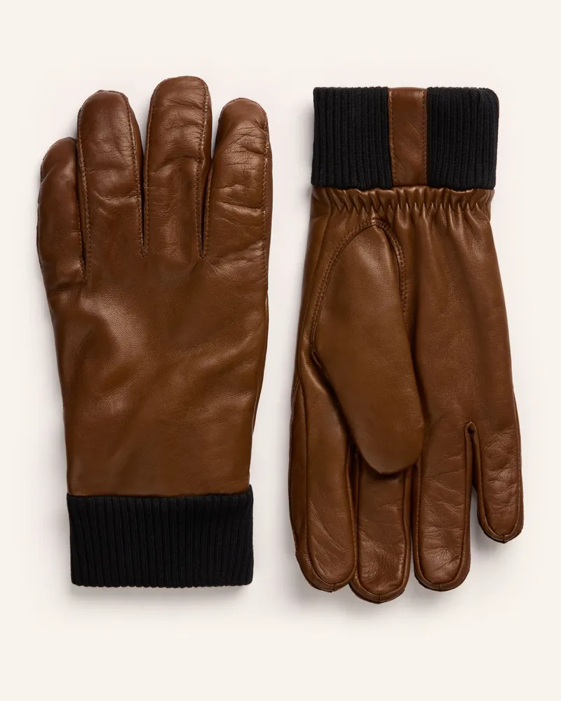 Hestra Lederhandschuhe Fredrik braun Braun