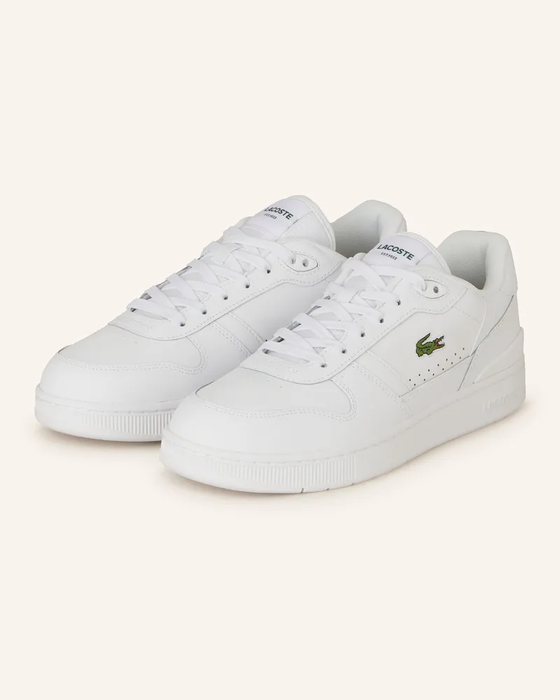 Lacoste Sneaker T-Clip weiss Weiss